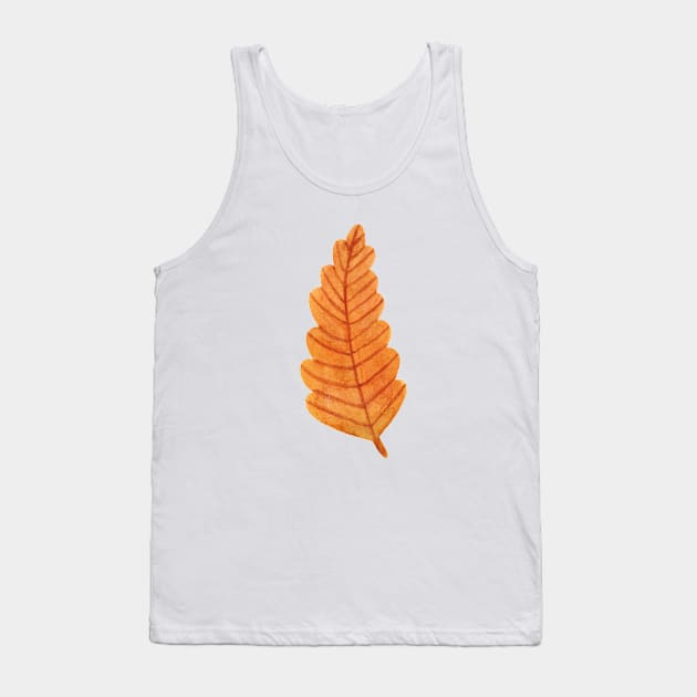 leaf watercolor foliage Tank Top by shoko